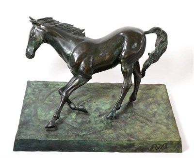 Lot 1006 - Peter J Bailey (b.1951):  "Spirit of the Horse ", A Bronze Figure of The Darley Arabian, on a...