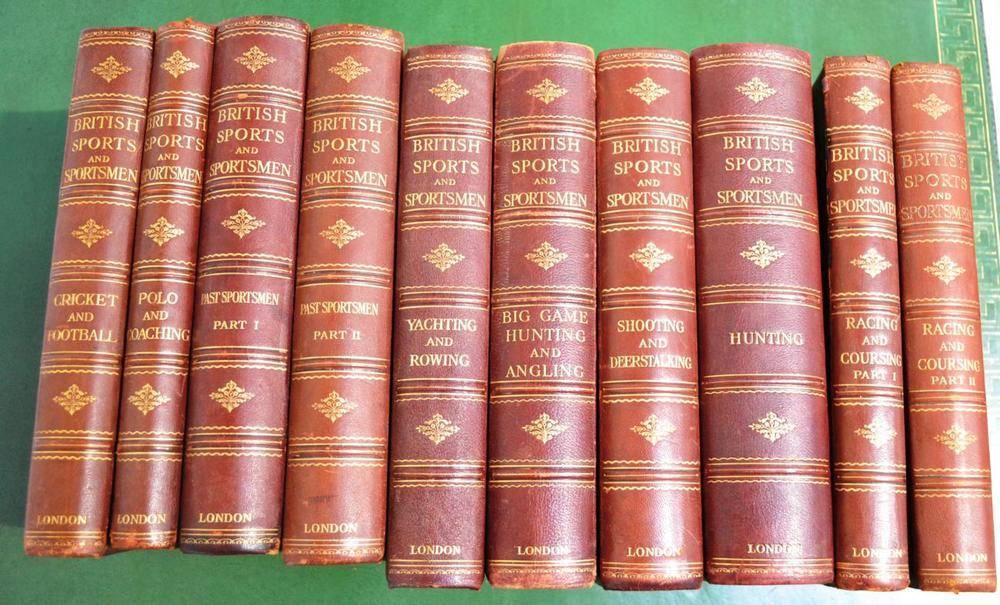 Lot 225 - The Sportsman' British Sports and Sportsmen, ten volumes comprising; Sportsmen Past and...