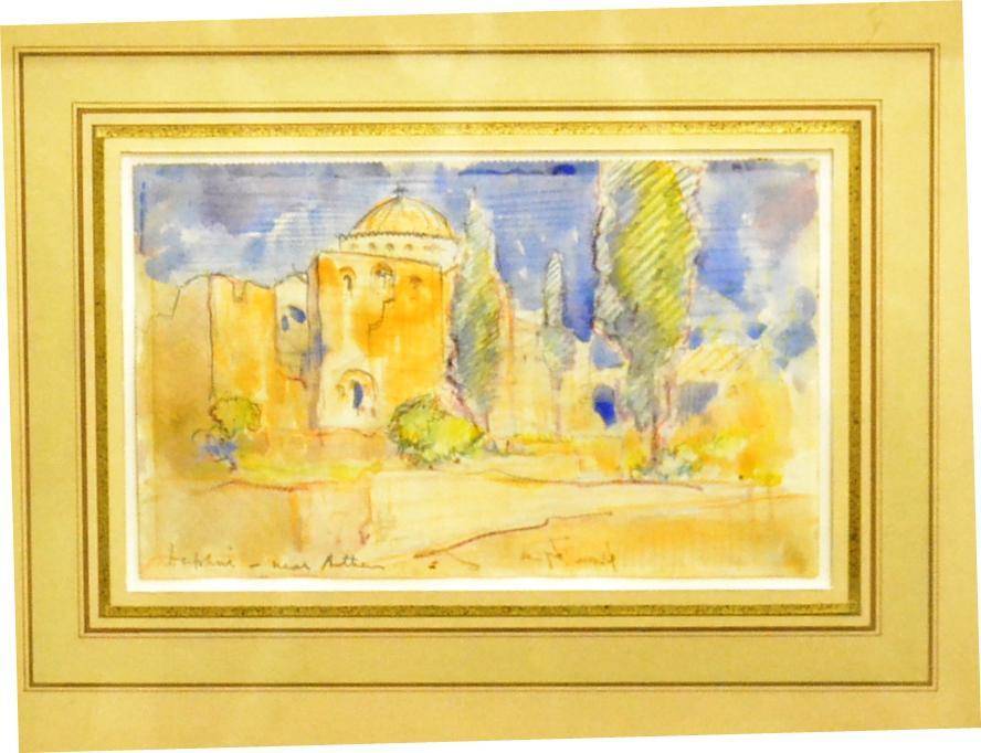 Lot 429 - Attributed to Charles Arthur Hunt (19th/20th century)  ";Daphne - Near Athens"; Mixed media on...