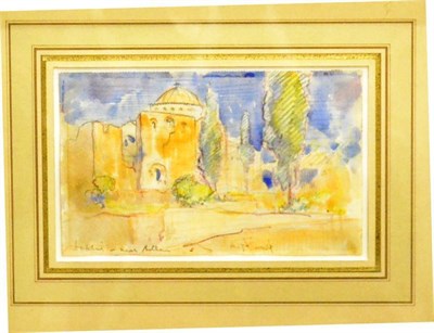 Lot 429 - Attributed to Charles Arthur Hunt (19th/20th century)  ";Daphne - Near Athens"; Mixed media on...