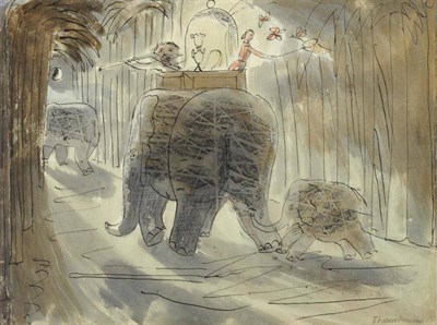 Lot 456 - Edward Bawden CBA RA (1903-1989)  ";They Began Slowly to Travel Along the Coast Between Bombay...