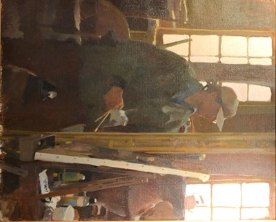 Lot 500 - Charles Reid (later 20th century) American 'At Work' Oil on canvas, 107cm by 86.5cm...