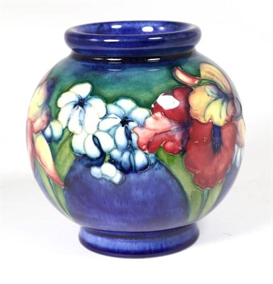 Lot 139 - Moorcroft Pottery: an Orchid pattern vase, 13cm high