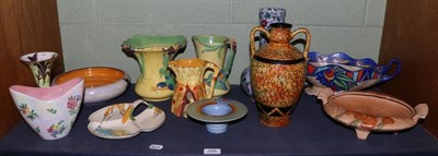 Lot 226 - Art Deco pottery including Burleigh ware; Aynsley lustre; Maling; Losol ware etc