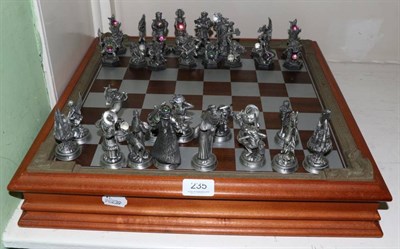 Lot 235 - A Fantasy of the Crystal chess set and board