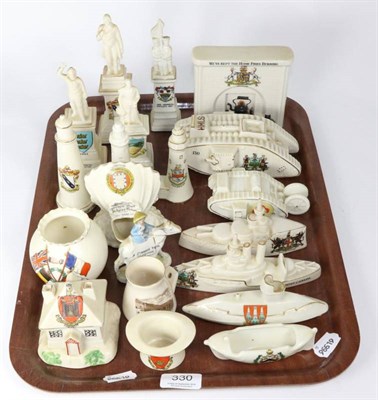 Lot 330 - Crested china including tanks