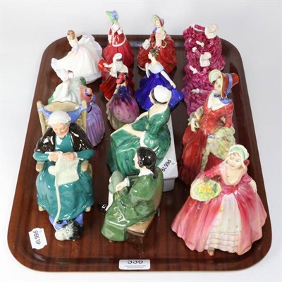 Lot 339 - Sixteen Royal Doulton figures