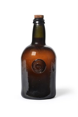 Lot 18 - A Sealed Wine Bottle, dated 1809, of shouldered cylindrical form applied with a moulded seal...