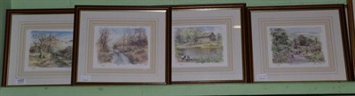 Lot 1202 - Nancy Dyson ''Four Seasons'', signed, prints (4)