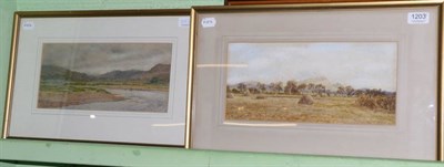 Lot 1203 - Waller Hugh Paton, Colinton, 18th August 1892, watercolour, signed and inscribed; and another...