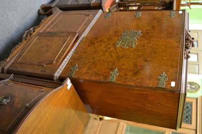 Lot 1267 - A walnut cocktail cabinet