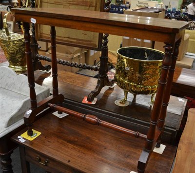 Lot 1342 - A Victorian walnut parquetry decorated inlaid side table