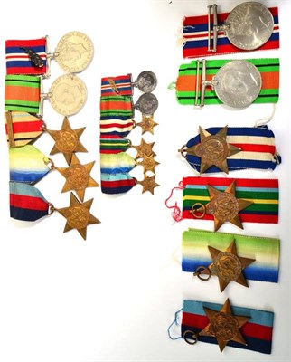 Lot 8 - A Second World War Naval Group of Six Medals, comprising 1939-45 Star, Atlantic Star, Pacific Star
