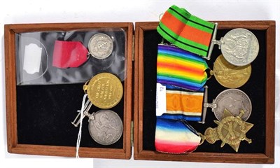 Lot 32 - A First World War Trio, comprising 1914-15 Star, British War Medal and Victory Medal, awarded...