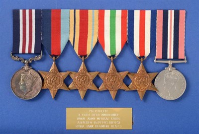 Lot 39 - An Immediate Second World War Meteiriya Ridge M.M. Group of Six Medals, awarded to 7377948...