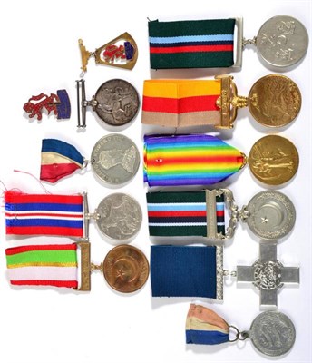 Lot 40 - A First World War Pair, of British War Medal and Victory Medal, awarded to J.72445 R.FLEMING....