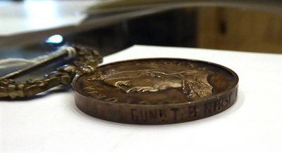Lot 45 - A British South Africa Company's Medal, 1896, the reverse inscribed RHODESIA 1896, awarded to GUNR.