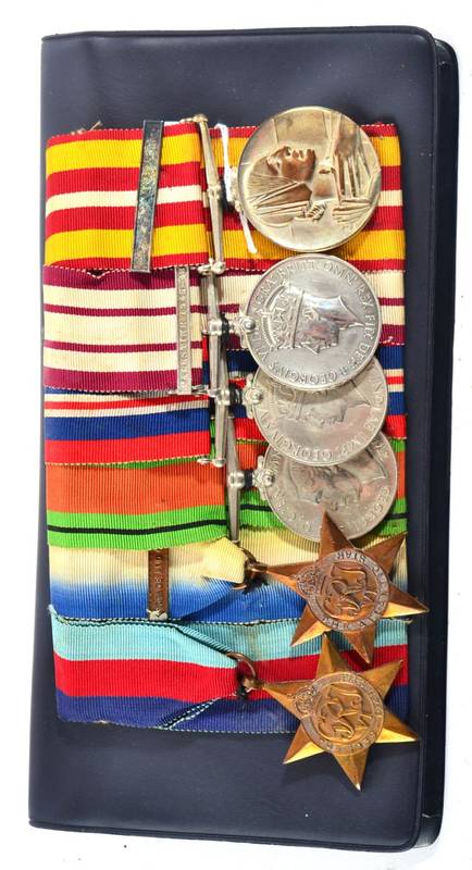 Lot 52 - A Second World War Royal Navy Group of Six Medals, to P/JX.397653 R.J.MEAD.A/LDG.SMN.R,N,...