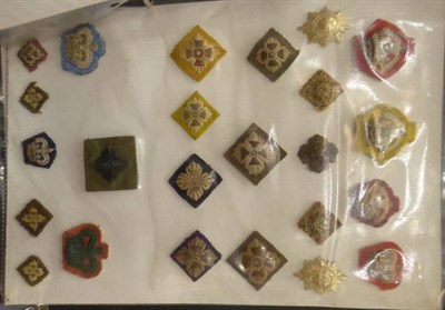 Lot 67 - A Collection of British Military Rank Badges and Stripes, in cloth, brass, bronze, white metal,...