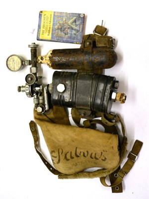 Lot 115 - A Rebreather Unit by Siebe Gorman & Co. Ltd., London, with Salvus rubber coated canvas...