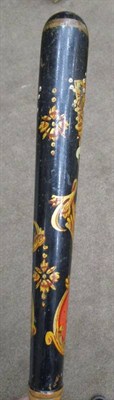 Lot 164 - A Victorian Painted Wood Truncheon, bearing crowned Victoria cypher and labelled, ''YCRS'', the end