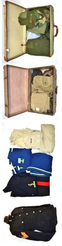 Lot 186 - A Comprehensive and Composite Uniform to a Staff Sergeant, Royal Corps of Signals, including...