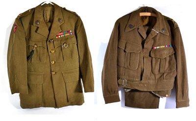 Lot 189 - A Second World War No.2 Service Dress Uniform to a Major, the Sherwood Foresters (Nottinghamshire &