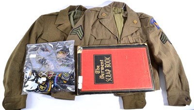 Lot 191 - A US Olive Green Wool Field Jacket, to a Sergeant of the Army Air Corps with Training Command...