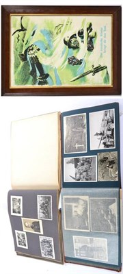 Lot 199 - A German Third Reich Period Photograph Album, the cover relief with a white metal German Army...