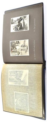 Lot 200 - A German Third Reich Period Photograph Album, containing approx. 190 annotated photographs, the...