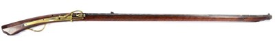 Lot 257 - A Japanese Matchlock Tanegashima/Teppo, the 99.5cm octagonal barrel engraved and silvered with...