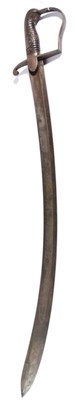 Lot 265 - A 1796 Pattern Light Cavalry Sword, the 83 cm, curved single edge blade with single broad...