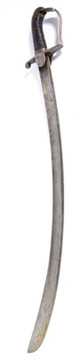 Lot 266 - A 1796 Pattern Light Cavalry Sword, the 85 cm, curved single edge blade with single broad...