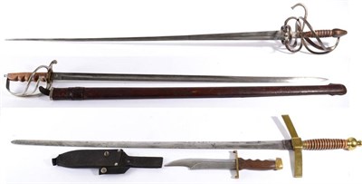 Lot 274 - A George VI 1821 Pattern Royal Artillery Sword, the 88cm single edge fullered blade etched with the