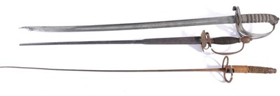 Lot 305 - A Victorian 1827 Pattern Infantry Officer's Sword, the 82.5 cm, etched, single edge blade with...