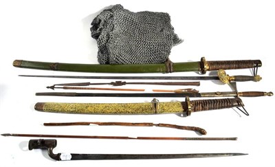 Lot 314 - A Victorian Court Sword, with diamond section steel blade, the gilt brass hilt with applied crowned