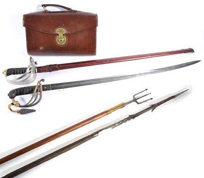 Lot 317 - A Victorian 1821 Pattern Royal Artillery Officer's Sword, the 82cm single edge fullered steel blade