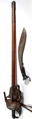 Lot 324 - An Edward VII 1897 Pattern Infantry Officer's Sword, the part-fullered, single edge blade,...