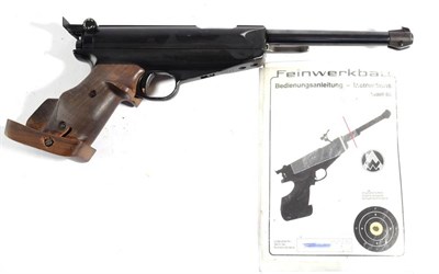 Lot 392 - PURCHASER MUST BE 18 YEARS OF AGE OR OVER A Fernwerkbau Modell 65 Target Pistol, .177 calibre,...