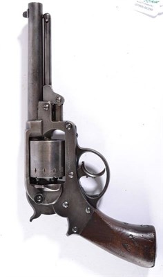 Lot 401 - A Starr Arms 1858 .44 Calibre Percussion Six Shot Double Action Percussion Army Revolver, the...