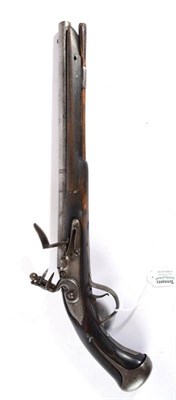 Lot 421 - A Late 18th Century Caucasian Flintlock Holster Pistol, the 36cm barrel octagonal at the...