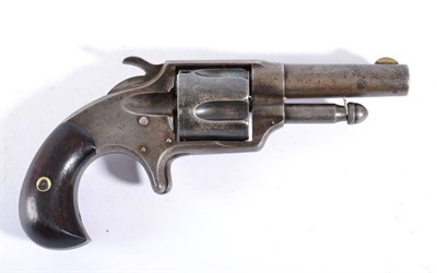 Lot 426 - A Smith's Patent Rimfire Single Action Five Shot Pocket Revolver, the 7cm round steel barrel...