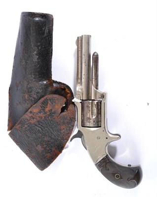 Lot 429 - A Marlin No.32 Standard 1875 .32 Calibre Rimfire Five Shot Pocket  Revolver, with nickel plated...