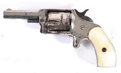 Lot 468 - A Defender 89 Five Shot .32 Rimfire Revolver, with nickel plated finish, the 6.2cm octagonal barrel