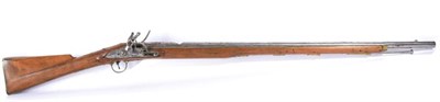 Lot 488 - An Early 19th Century Indian Sepoy Flintlock Musket, with 96cm sighted steel barrel, the...