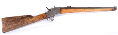 Lot 491 - A Swedish M1870 Rolling Block Carbine, obsolete 12mm calibre, the 46cm barrel with hinged...