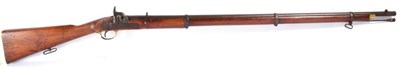 Lot 501 - A Tower .556 Calibre Percussion Musket, the 99cm barrel with V rear sight, stamped with crowned BP