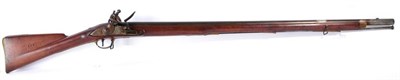 Lot 502 - A 1794 India Pattern Flintlock Brown Bess Musket, 99.5cm barrel with London proof marks, the double