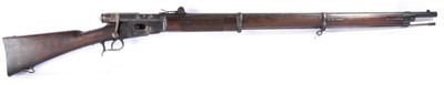 Lot 505 - A Swiss Vetterli Model 1869/71 Bolt Action Rifle by W. von Steiger, Thun, .41 rimfire, the 82cm...