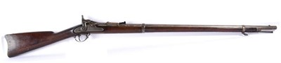 Lot 506 - A Model 1866 U.S. Breech-Loading Second Model Allin 'Trapdoor' Rifle, the 83cm barrel numbered...